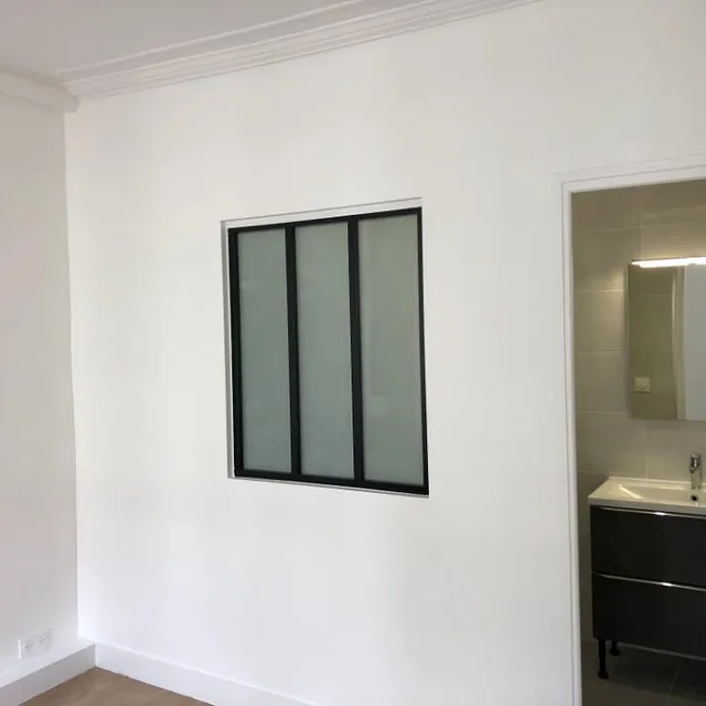 installation de fenêtre intérieure