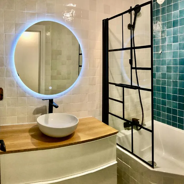 salle de bain neuve