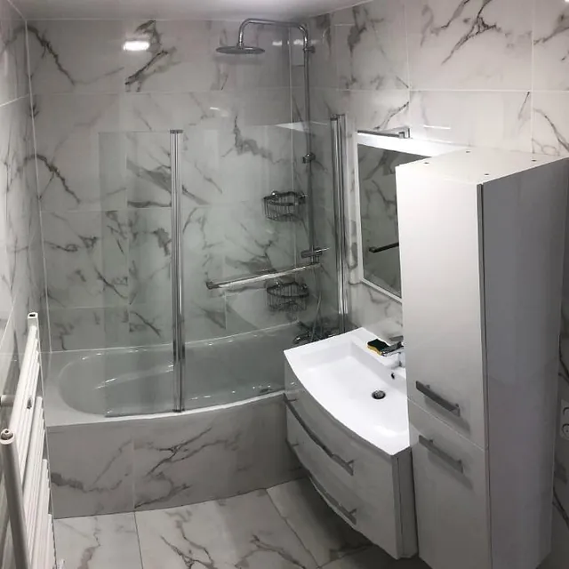 salle de bain modernisée